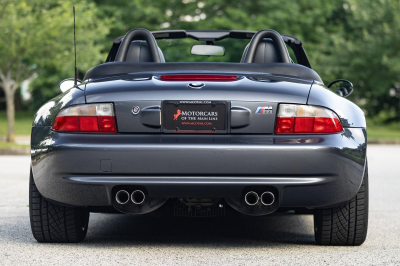 2001 BMW M Roadster in Steel Gray Metallic over Dark Gray & Black Nappa