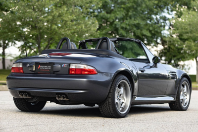 2001 BMW M Roadster in Steel Gray Metallic over Dark Gray & Black Nappa