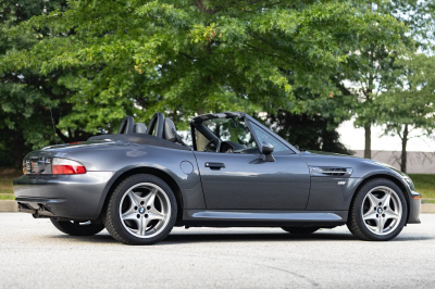 2001 BMW M Roadster in Steel Gray Metallic over Dark Gray & Black Nappa