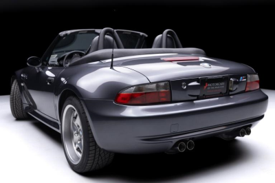 2001 BMW M Roadster in Steel Gray Metallic over Dark Gray & Black Nappa