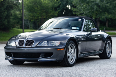 2001 BMW M Roadster in Steel Gray Metallic over Dark Gray & Black Nappa