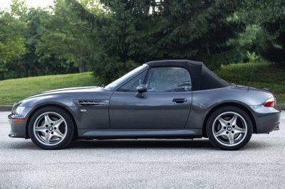 2001 BMW M Roadster in Steel Gray Metallic over Dark Gray & Black Nappa