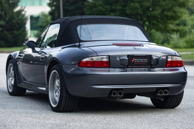 2001 BMW M Roadster in Steel Gray Metallic over Dark Gray & Black Nappa