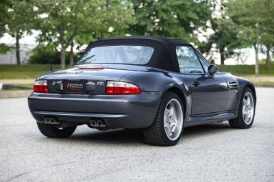 2001 BMW M Roadster in Steel Gray Metallic over Dark Gray & Black Nappa