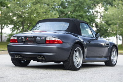 2001 BMW M Roadster in Steel Gray Metallic over Dark Gray & Black Nappa