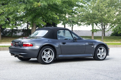 2001 BMW M Roadster in Steel Gray Metallic over Dark Gray & Black Nappa