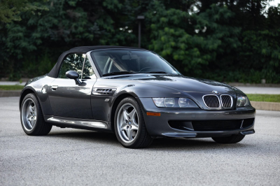 2001 BMW M Roadster in Steel Gray Metallic over Dark Gray & Black Nappa