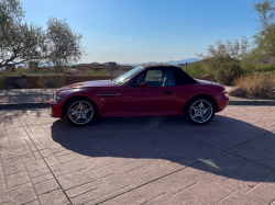 2001 BMW M Roadster in Imola Red 2 over Black Nappa