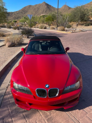 2001 BMW M Roadster in Imola Red 2 over Black Nappa