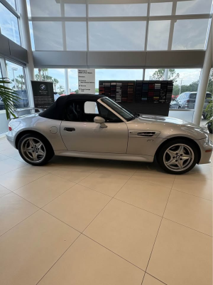 2001 BMW M Roadster in Titanium Silver Metallic over Dark Gray & Black Nappa