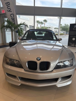2001 BMW M Roadster in Titanium Silver Metallic over Dark Gray & Black Nappa