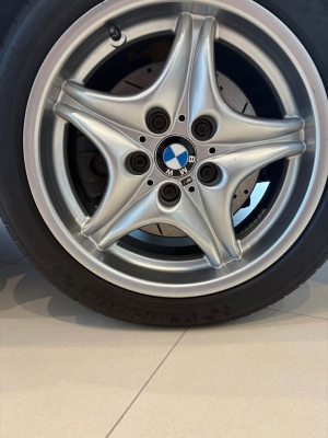 2001 BMW M Roadster in Titanium Silver Metallic over Dark Gray & Black Nappa
