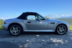 2001 BMW M Roadster in Titanium Silver Metallic over Laguna Seca Blue & Black Nappa