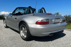 2001 BMW M Roadster in Titanium Silver Metallic over Laguna Seca Blue & Black Nappa