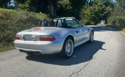 2001 BMW M Roadster in Titanium Silver Metallic over Laguna Seca Blue & Black Nappa