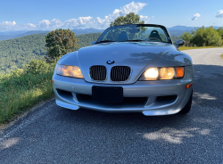 2001 BMW M Roadster in Titanium Silver Metallic over Laguna Seca Blue & Black Nappa