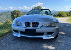 2001 BMW M Roadster in Titanium Silver Metallic over Laguna Seca Blue & Black Nappa