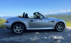 2001 BMW M Roadster in Titanium Silver Metallic over Laguna Seca Blue & Black Nappa