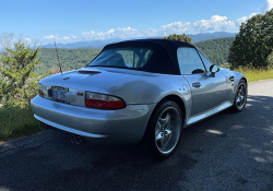 2001 BMW M Roadster in Titanium Silver Metallic over Laguna Seca Blue & Black Nappa