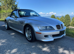 2001 BMW M Roadster in Titanium Silver Metallic over Laguna Seca Blue & Black Nappa