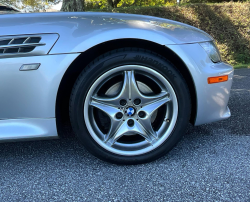 2001 BMW M Roadster in Titanium Silver Metallic over Laguna Seca Blue & Black Nappa