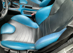 2001 BMW M Roadster in Titanium Silver Metallic over Laguna Seca Blue & Black Nappa