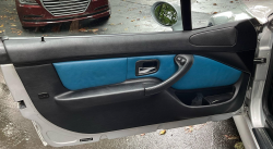 2001 BMW M Roadster in Titanium Silver Metallic over Laguna Seca Blue & Black Nappa
