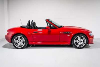 2001 BMW M Roadster in Imola Red 2 over Black Nappa