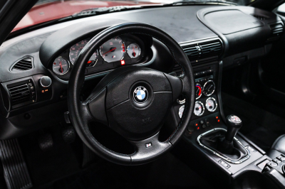 2001 BMW M Roadster in Imola Red 2 over Black Nappa