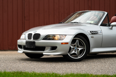 2001 BMW M Roadster in Titanium Silver Metallic over Imola Red & Black Nappa
