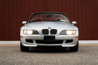 2001 BMW M Roadster in Titanium Silver Metallic over Imola Red & Black Nappa