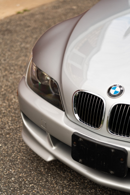 2001 BMW M Roadster in Titanium Silver Metallic over Imola Red & Black Nappa