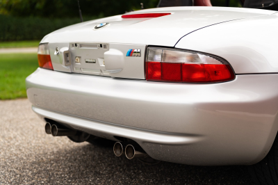 2001 BMW M Roadster in Titanium Silver Metallic over Imola Red & Black Nappa