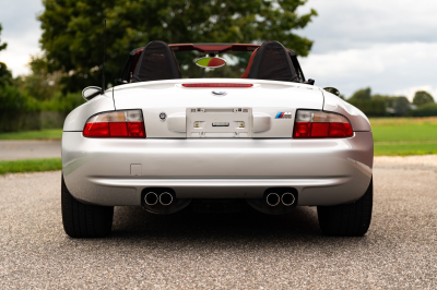 2001 BMW M Roadster in Titanium Silver Metallic over Imola Red & Black Nappa