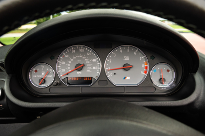 2001 BMW M Roadster in Titanium Silver Metallic over Imola Red & Black Nappa
