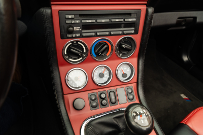 2001 BMW M Roadster in Titanium Silver Metallic over Imola Red & Black Nappa