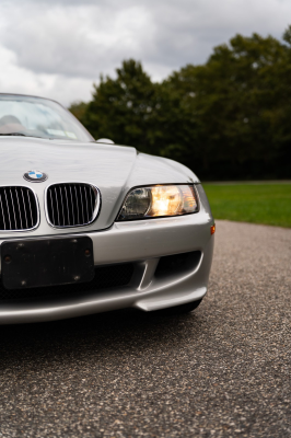2001 BMW M Roadster in Titanium Silver Metallic over Imola Red & Black Nappa
