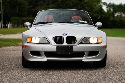 2001 BMW M Roadster in Titanium Silver Metallic over Imola Red & Black Nappa