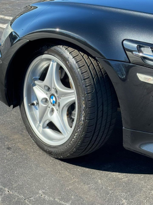 2001 BMW M Roadster in Black Sapphire Metallic over Dark Gray & Black Nappa
