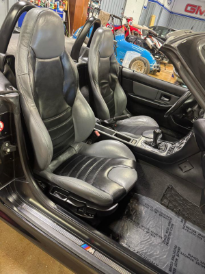 2001 BMW M Roadster in Black Sapphire Metallic over Dark Gray & Black Nappa