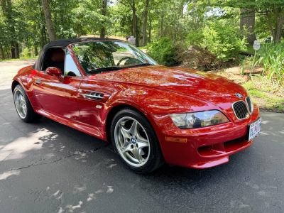 2001 BMW M Roadster in Imola Red 2 over Imola Red & Black Nappa