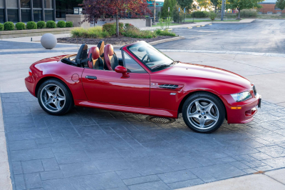2001 BMW M Roadster in Imola Red 2 over Imola Red & Black Nappa