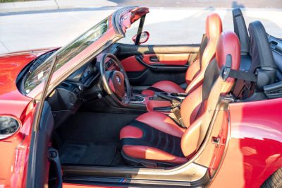 2001 BMW M Roadster in Imola Red 2 over Imola Red & Black Nappa