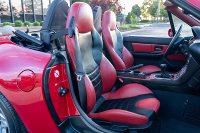 2001 BMW M Roadster in Imola Red 2 over Imola Red & Black Nappa