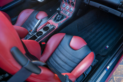 2001 BMW M Roadster in Imola Red 2 over Imola Red & Black Nappa