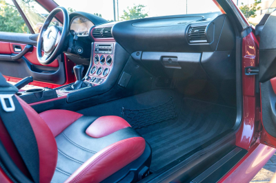 2001 BMW M Roadster in Imola Red 2 over Imola Red & Black Nappa