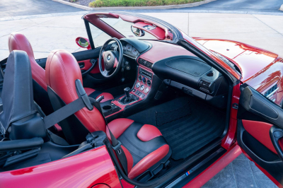 2001 BMW M Roadster in Imola Red 2 over Imola Red & Black Nappa