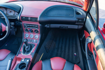 2001 BMW M Roadster in Imola Red 2 over Imola Red & Black Nappa