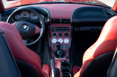 2001 BMW M Roadster in Imola Red 2 over Imola Red & Black Nappa