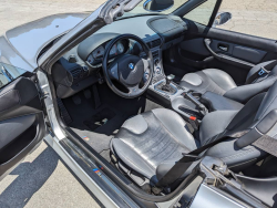 2001 BMW M Roadster in Titanium Silver Metallic over Dark Gray & Black Nappa